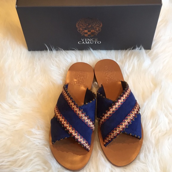 Vince Camuto Averal suede slides - Picture 2 of 5